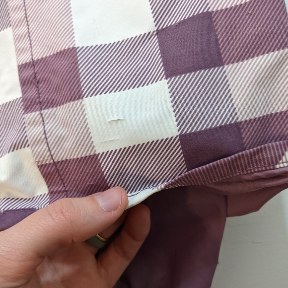 Burton Women's XS Snowboard Pants Mauve Plaid Stow Cargo Pant. - Picture 12 of 12